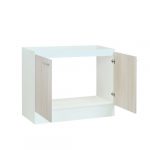 BASE MUEBLE LAVAPLATO 2 PUERTAS 98,5X48,5X83 CMS ACACIA - Imagen 2