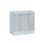 BASE MUEBLE LAVAPLATO 2 PUERTAS 78,5X48,5X83 CMS ACACIA