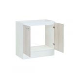 BASE MUEBLE LAVAPLATO 2 PUERTAS 78,5X48,5X83 CMS ACACIA - Imagen 2