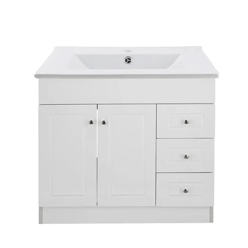 Kit-Mueble-B100PHD-B-1.jpg Kit Mueble B100PHD-B + Vanitorio Plano-100 Blanco Derecho / 100x80x47cm - Imagen 1