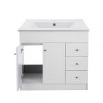 Kit Mueble B100PHD-B + Vanitorio Plano-100 Blanco Derecho / 100x80x47cm - Imagen 3