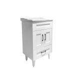 Kit Mueble Deluxe B50SK + Vanitorio F-50 Blanco / 50x40x80cm - Imagen 2