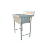 Lavafondo  Acero Inox 80x60x90 Cms Profundidad 29cm - Imagen 6