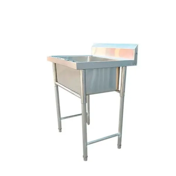 Lavafondo  Acero Inox 80x60x90 Cms Profundidad 29cm - Imagen 6