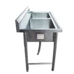 Lavafondo  Acero Inoxidable Doble 120x60x81 Cms - Imagen 4