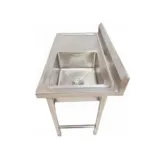 Lavafondos Acero Inox. Izquierdo 120x60x81 Cms - Imagen 3