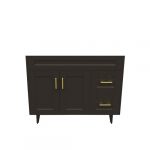 Mueble Vanitorio Deluxe 100SK CAFÉ / 98x80x45cm