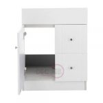 Vanitorio Mdf Blanco+ Cubierta Loza 61x40cm+grifería - Imagen 5