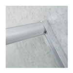 Mampara Shower Door 70x70 Cms Vidrio Franjas Blancas – Dechaus - Imagen 7