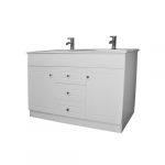 Kit Mueble BD-120-PH + Vanitorio P-120D Blanco Doble / 120x80x47cm - Imagen 3