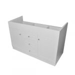 Kit Mueble BD-120-PH + Vanitorio P-120D Blanco Doble / 120x80x47cm - Imagen 5