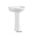 Sala De Baño Dec-Haus Wc Muro 18cms+ Lavamanos Pedestal Agne - Imagen 3