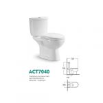 Sala De Baño Dec-Haus Wc 25 Cms + Lavamanos Pedestal Agne - Imagen 2