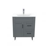 Kit Mueble Deluxe 70SK + Vanitorio Plano-70 Gris / 70x47x80cm