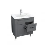 Kit Mueble Deluxe 70SK + Vanitorio Plano-70 Gris / 70x47x80cm - Imagen 3