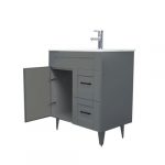Kit Mueble Deluxe 70SK + Vanitorio Plano-70 Gris / 70x47x80cm - Imagen 4