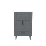 Kit Mueble Deluxe B50SK + Vanitorio Plano-50 Gris / 50x40x80cm