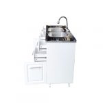 Kit Mueble + Lavaplatos Blanco Doble / 150x90x50cm - Imagen 4