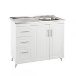 Kit Mueble + Lavaplatos Blanco Izquierdo 100x90x50cm - Imagen 2