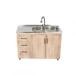 Kit Mueble + Lavaplatos W Doble Izquierdo /120x90x50cm - Imagen 2