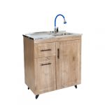 Kit Mueble + Lavaplatos W Izquierdo / 80x90x50cm