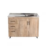Kit Mueble + Lavaplatos W Izquierdo 100x90x50cm