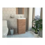 Vanitorio Madrid Miel + Cubierta 40x33x88 Cms - Imagen 4