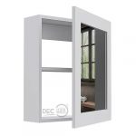 Botiquín Con Espejo Blanco Bath 47b 52x47x14 Cms