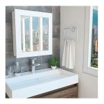 Botiquín Con Espejo Blanco Bath 47b 52x47x14 Cms - Imagen 3