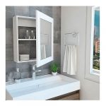 Botiquín Con Espejo Blanco Bath 47b 52x47x14 Cms - Imagen 4
