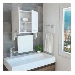 Botiquín Blanco Porta Toalla Bath28 50x45x14 Cms - Imagen 4