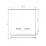 Botiquín Blanco Porta Toalla Bath28 50x45x14 Cms - Imagen 5