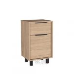 Velador Kaia Z-41 1puerta 1cajon 41x36x70cm Caramelo Wengue