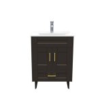 Kit Mueble Deluxe B60SK + Vanitorio Plano-60 Café / 60x47x80cm