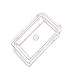 Lavaplatos Deluxe Domsa MDS8050B-SILVER SIN/L Bajo Cubierta / 80x50x21cm (Incluye Accesorios) - Imagen 4