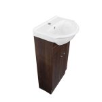 Kit Mueble Vanitorio Domsa MB40Z + Vanitorio 40Z Nogal Oscuro / 44x35x88cm - Imagen 5
