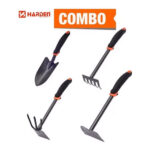 Kit Set Jardinería-pala-rastrillo-azadón Mixto Y Jardinero