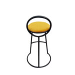 Silla Taburete Bar Dec Haus Metal-cuero 72x35 Cm J8-48 - Imagen 2