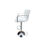 Silla Taburete Bar Dec Haus Metal-ecocuero 62-82 Cm J10-10 Blanco - Imagen 2