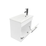 Kit Mueble Vanitorio Elegant a Muro Blanco MB2055Z - Imagen 3