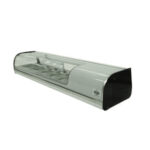 Vitrina de sushi 1520x420x300mm 6 depósitos
