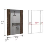 Espejo Flotante Madrid Conac 60x45 Cms Elc 5358 - Imagen 2