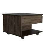 Mesa Centro Funcional 55x50x39-70 Cms Coñac-Wengue