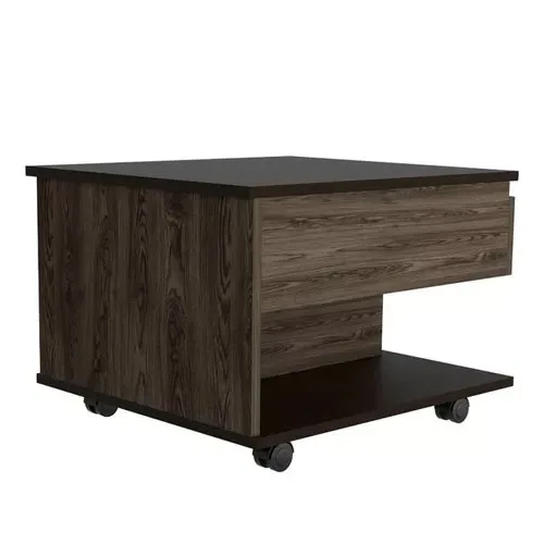 Mesa-Centro-Funcional-4 Mesa Centro Funcional 55x50x39-70 Cms Coñac-Wengue - Imagen 1