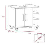 Mueble Optimizador Lavamanos Pedestal Bath55 55x41x50 Cms - Imagen 4