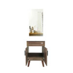 Kit Mueble Vanitorio + Botiquín Espejo Elegance Nogal / 50x80x40cm - Imagen 2