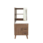 Kit Mueble Vanitorio + Botiquín Espejo Elegance Nogal / 70x80x47cm - Imagen 4