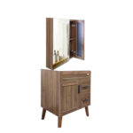 Kit Mueble Vanitorio + Botiquín Espejo Elegance Nogal / 70x80x47cm - Imagen 5