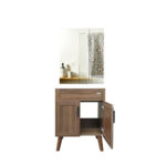 Kit Mueble Vanitorio + Botiquín Espejo Elegance Nogal / 60x80x40cm - Imagen 3