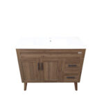 Kit Mueble Vanitorio Elegance Nogal / 100x80x47cm - Imagen 2